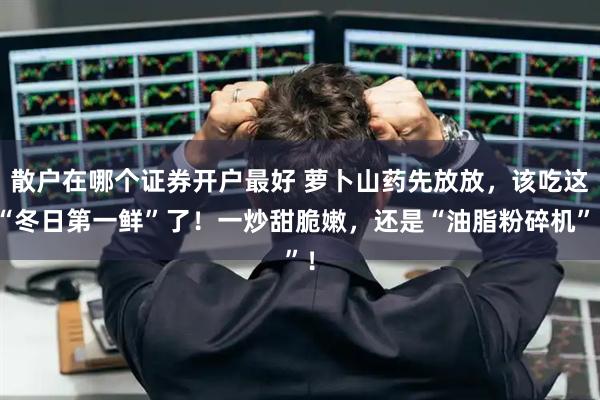 散户在哪个证券开户最好 萝卜山药先放放，该吃这“冬日第一鲜”了！一炒甜脆嫩，还是“油脂粉碎机”！